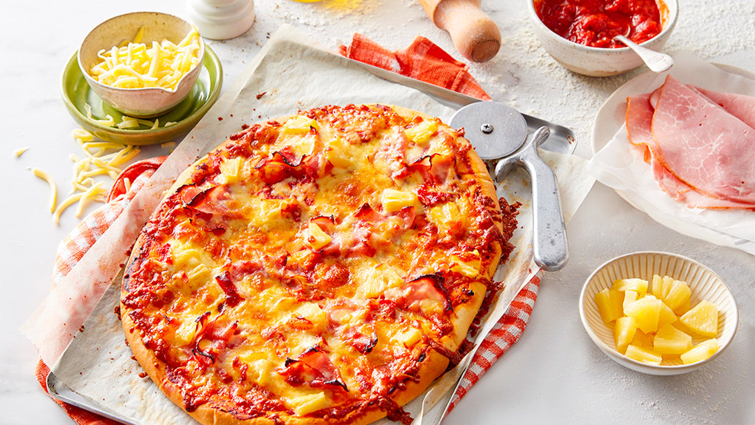Recipe of Today: Hawaiian Pineapple Cheese Pizza